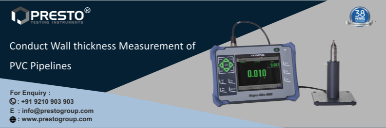 Conduct Wall Thickness Measurement of PVC Pipelines